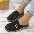 thumbnail image 3 of Women Autumn Flat Slippers Comfortable Soft Sole Closed Toe Slippers Casual Loafers Sandals Shoes, 3 of 5