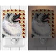 thumbnail image 2 of Carolines Treasures SS4368CNL Keeshond Fall Leaves Portrait Ceramic Night Light, 2 of 2