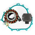 thumbnail image 4 of Estator magnético + rectificador de voltaje + junta para Yamaha YFM350 Grizzly 350 07-17, 4 of 12