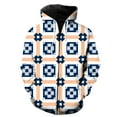 thumbnail image 1 of Sudadera con capucha y cremallera para hombre, estilo étnico exótico retro, chaquetas y tops, gran oferta 2024, sudaderas informales de gran tamaño de hip hop para primavera, 1 of 6