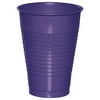Purple 12 oz Plastic Cups 60 Count for 60 Guests