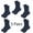 5 Pairs - Blue, variant on 5 Pairs Men's Wool Loop Socks, Winter Warm Thick Socks, Men's Outdoor Home Casual Socks fits all sizes 8-12