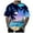 Purple, variant on QBGSAY T-Shirt Male Men'S Short Sleeved Tropical Style Print T Shirt Cooling Tee