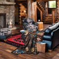 thumbnail image 2 of Fluffy Brown Buffalo Bear Deer Rustic Throw Blanket for Bed Couch Sofa Chair,Cabin Country Wildlife Farmhouse Home Decor(Kid/Small 50x60 Inches), 2 of 5