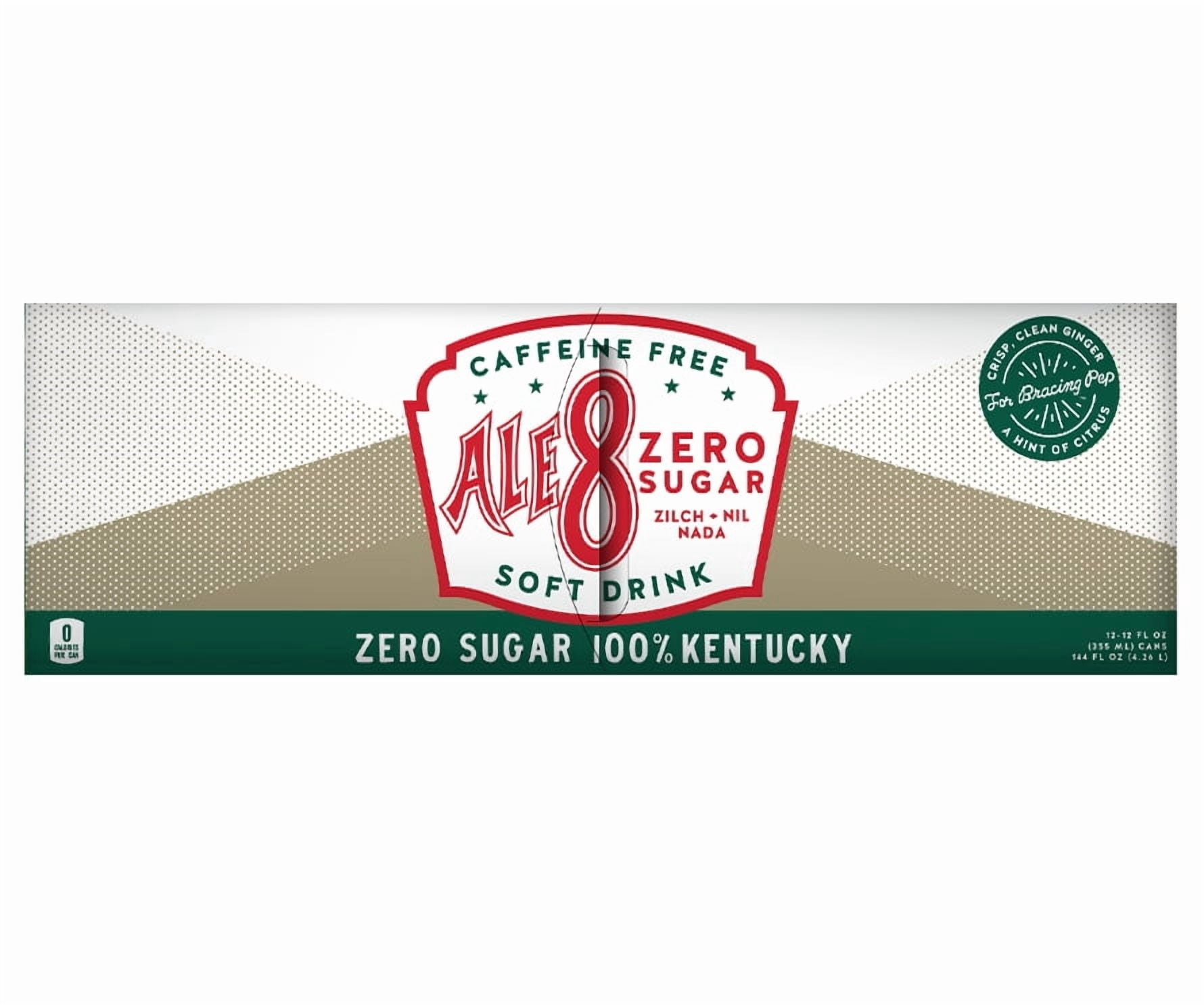 Ale81 Caffeine Free Zero Soft Drink, 12 Fl Oz, 12 Count