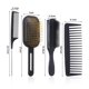 thumbnail image 3 of 4PCS 3D Air Cushions Hair Brush Set Gentle Detangling Styling Tool For All Hair Types Travel Friendly Ergonomic Handle, 3 of 4