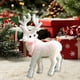 thumbnail image 4 of Elks Ornaments White Red Pink Bow Scarf Home Party Decor, White Elks Ornaments Red Pink Bow Scarf, Christmas Home Party Decoration, Festive Holiday Ornaments, Decorative Christmas Accents, Metal, 4 of 8