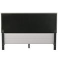thumbnail image 6 of Willow Nailhead Trim Upholstered Queen Bed, White Faux Leather, 6 of 12