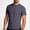 Gray, variant on Men's & Big Workout Mens Textured Shirts - Quick Dry Causal Moisture Wicking Work Gym Athletic Short Sleeve for Running Sport Lounge Size S-5XL White