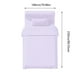 thumbnail image 3 of Sábanas desechables para viajes y hoteles | Funda de edredón de tela no tejida de un solo uso | Tamaño: 180 x 230 cm (70,86 x 90,55 pulgadas) | Paquete de 1 | Morado, 3 of 7
