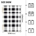 thumbnail image 4 of joogoo Spiral Journal Notebook Buffalo Checkered Grid College Ruled Notebooks 8.3" x 5.7" 2 PCs, 4 of 8