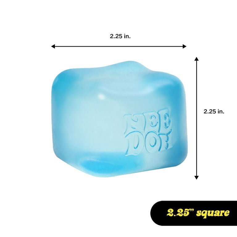 Schylling Nee Doh Cube Squish Toy, Non-Toxic, Ages 3+