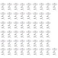 thumbnail image 1 of Rongfmy 50 Pcs Épingles à Tête Transparente pour Jupe de Lit, Épingles à Pousser pour Réparation de Canapé, Forme Ronde, Lot de 50, 1 of 9