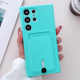 thumbnail image 3 of Simple Card Pocket Slot Couple Candy Case For Samsung Galaxy S24 S23 S22 S21 Ultra Plus FE A53 A33 A23 A13 A03S Soft TPU Funda, 3 of 5