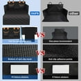 thumbnail image 3 of 4-in-1 SUV Cargo Liner for Dogs, Non-Slip Water Resistant Pet Trunk Mat with Side Flaps Protector & Back Seat Organizer, Dog Backseat Cover for SUVs Vans（54" W x 88" L）, 3 of 9