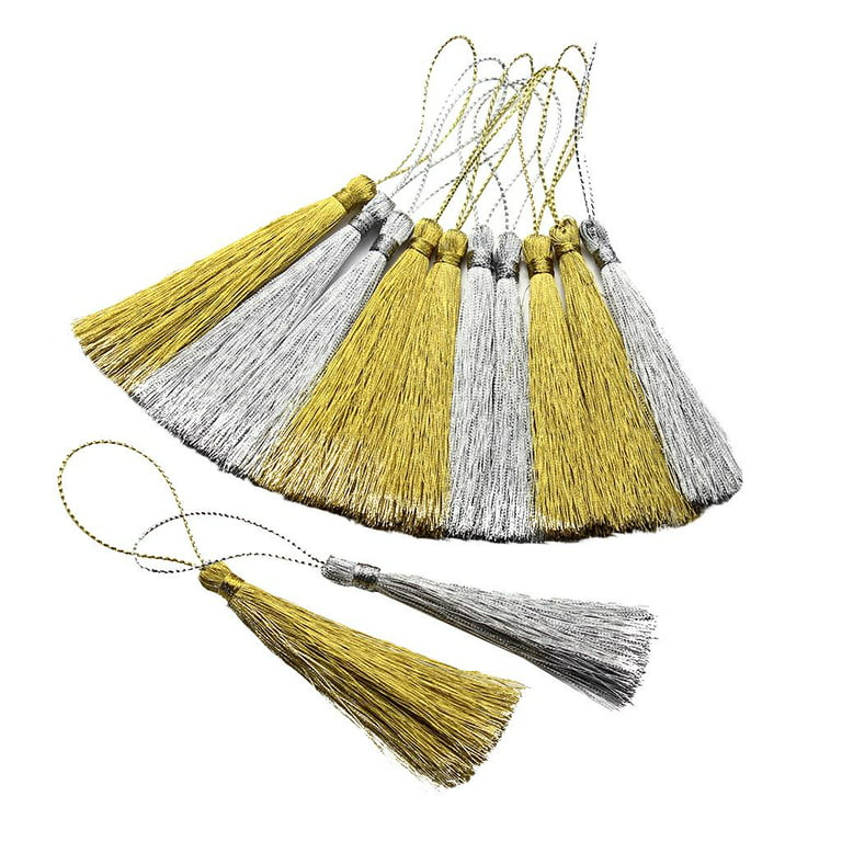 Rayon Tassels, 5cm, Tassels for Crafts, Handmade Hanging Tassels