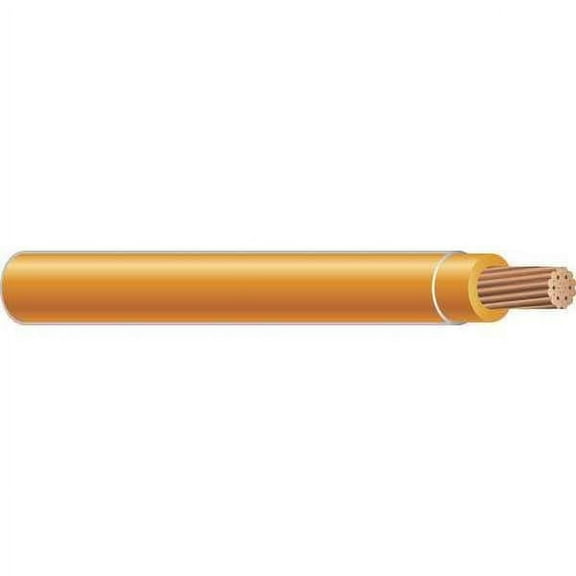 THHN Building Wire, Copper, 10 AWG, 1C, Orange, Stranded, 500 ft