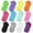 12-Pack Assorted, variant on Falari 12/24 Pairs Assorted Color Girl Toddler Kids Socks (12-Pack, 4-6 Years )