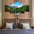 thumbnail image 2 of TISHIRON 5PCS Framed Canvas Wall Art Set,60"x32" Natural Lake Mirror Canvas Art Decor, 2 of 7