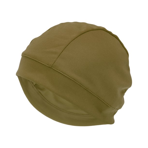 Gorra de ciclismo Unique Bargains, absorbente de sudor y humedad, forro de casco transpirable, tela de malla de seda Baiku, color arena, 26x15.5cm, 1 Pcs
