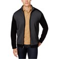 thumbnail image 1 of Tasso Elba Mens Jacquard Textured Knit Jacket, Black, Medium, 1 of 1