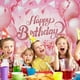 thumbnail image 5 of Muyoka 180x115CM Fondo de feliz cumpleaños Banner Fondo de cumpleaños rosa Mujeres Princesa dulce Chica Fotografía Fondo Decoración de fiesta para el hogar Interior al aire libre Muyoka Hogar, 5 of 7