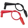 thumbnail image 2 of 18cm Crocodle Clip Testing Cable, Clips Wire, Multimètre Numérique Testing Cable Appareils Électriques LVC6243 Condensateur Inductance Meter, 2 of 8