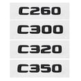 thumbnail image 3 of ABS Car Tail Letterd Sticker Fit For Mercedes Fit For Benz C250 C260 C300 C320 C350 C500 C550 C Class Rear Trunk 3D Emblem Badge Decals, 3 of 6