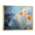 thumbnail image 2 of Designart "Patterns in Nature Dandelion s Design" Floral Floater Framed Wall Art Living Room, 2 of 7