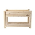 thumbnail image 6 of (2 pack) Expert Gardener Natural Wood Raised Garden Bed 4ft L x 2ft W x 31 in H for Outdoor Use, 6 of 11