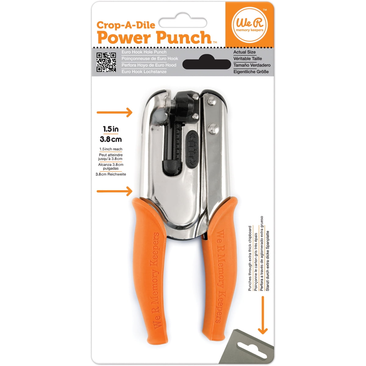 euro hook power punch by we r memory keepers white comfort handle 1