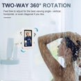 thumbnail image 3 of Shower Phone Holder Waterproof 360° Rotation Shower Phone Case HD Touch Screen Wall Mount up to 6.8inch for Cell Phones iPhone 11 12 Pro XR XS MAX Samsung Galaxy S21, White, 3 of 6
