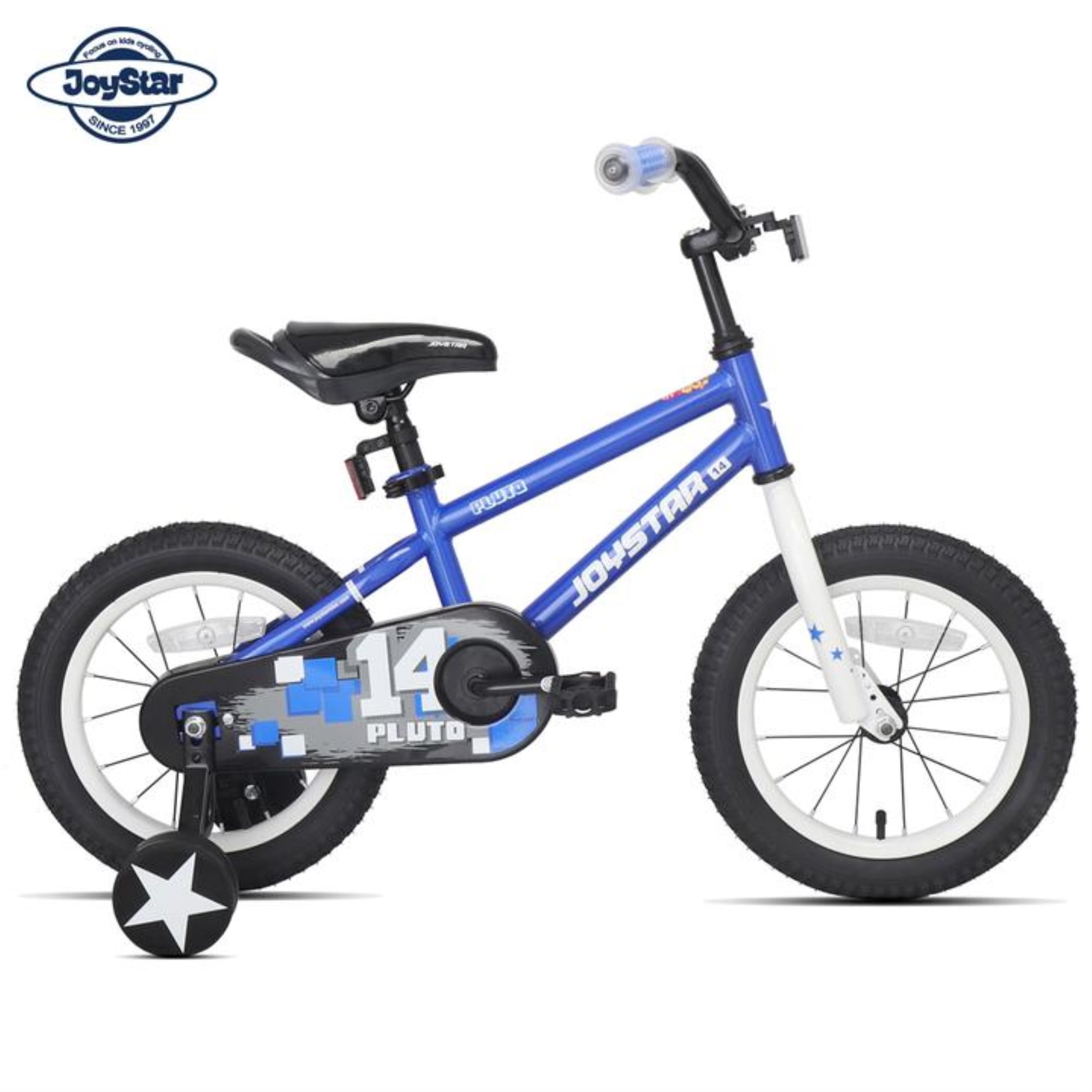 JOYSTAR Pluto Kids Bike with Training Wheels for 18 inch Bike