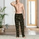 thumbnail image 2 of Fotbe Gold Pinecone Merry Christmas Pantalones de Pijama para Hombre, Pantalones de Dormir, Pantalones de Casa con Cintura Ajustable y Bolsillos-XX-Large, 2 of 6