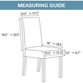 thumbnail image 7 of Amerteer Stretch 2-Piece Polyester Dining Chair Slipcover, Blue, 7 of 7