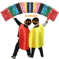 thumbnail image 3 of Capas y máscaras de superhéroes para fiestas de cumpleaños infantiles, 28 unidades, 3 of 7