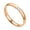 Rose Gold, variant on Guodhu Classical Simple Plain Stainless Steel Stackable Cubic Zircon Promise Engagement Wedding Band Ring for Couple