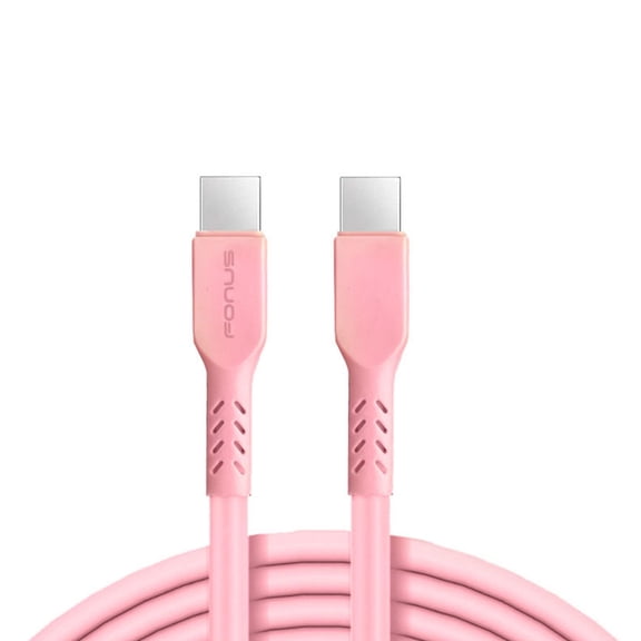 Pink 10ft Long Cable for Kyocera DuraXV Extreme E4810 Phone - USB-C to Type-C PD Fast Charger Cord Power Wire G5B for Kyocera DuraXV Extreme E4810 Model