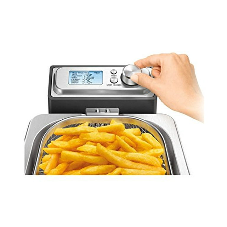  Breville BDF500XL Smart Fryer, Brushed Stainless Steel 15 x  10.5 x 11 inches,Silver: Deep Fryers: Home & Kitchen