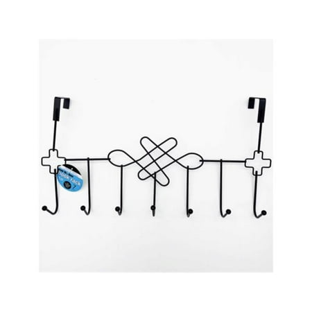 

Kole Imports GE911-2 7-Prong Metal Decorative Hooks - Pack of 2
