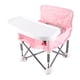 thumbnail image 1 of M Buder Silla de Comedor para Bebé Plegable y Portátil Asiento de Entrenamiento Infantil para Picnic al Aire Libre Cinturón de Seguridad Rosa Cerezo Estándar (40 cm / 15.7 inches), 1 of 9