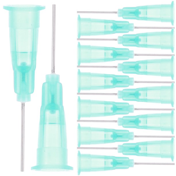 WORGEOUS 100 Uds aguja dispensadora de pegamento punta dispensadora reutilizable aguja punta de aguja para pegamento adhesivo