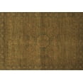 thumbnail image 1 of Ahgly Company Indoor Rectangle Abstract Brown Modern Area Rugs, 2' x 4', 1 of 4