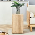 thumbnail image 6 of Coffee Tables Elevate your living space with this modern MDF coffee table that showcases smooth, light wood color texture patterns. It is characterized by stylish design.12*12*19.6,W1151P188001,Coffe, 6 of 22