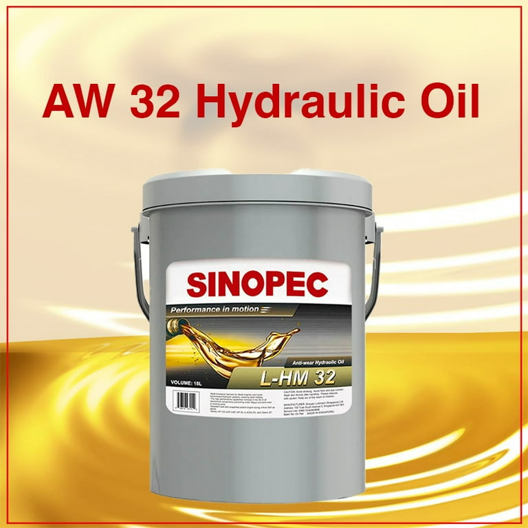 AW 32 Premium Anti-wear Hydraulic Oil Fluid - 5 Gallon Pail (18L