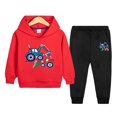 thumbnail image 2 of 3-4 Years Child Boys Girls Sweatsuits Fall Winter Clothes Set Long Sleeve Tracksuits Crewneck Sweatshirts & Pants Outfit School Outfits, 2 of 5