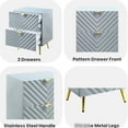 thumbnail image 2 of Gray Coloration - 2/3 Extension Design - Bedroom Nightstand - 6" Floor Space, 2 of 5