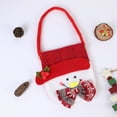 thumbnail image 6 of Tainini 11.8in Christmas Polyester Gift Doll Bags Santa Claus Snowman Bag for Christmas Candy Party Favors Holiday Wrapping Tainini, 6 of 6