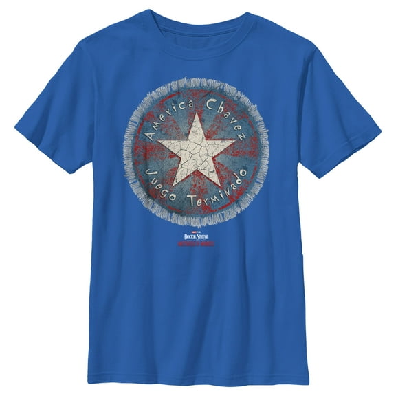 Boy's Marvel Doctor Strange in the Multiverse of Madness Chavez Star  Graphic Tee Royal Blue Large