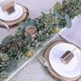 thumbnail image 4 of unique 8.3' Long Big Faux Eucalyptus Garland Greenery Garland Artificial Silver Dollar, 4 of 5